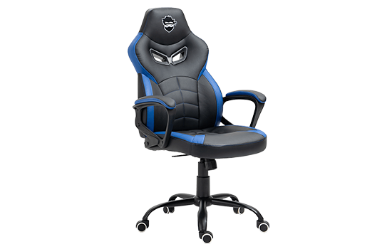 Cadeira Gamer Ninja Jiraya, Suporta Até 140KG, Preto e Azul